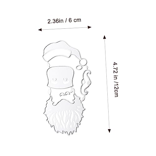 ARTIBETTER Weihnachtsmann Stanzschablone aus Metall DIY Prägeschablone für Papierkarten Stanzformen für Scrapbooking und Basteln Langlebige Schneideform für Weihnachtskarten und ARTIBETTER Weihnachtsmann Stanzschablone aus Metall DIY Prägeschablone für Papierkarten Stanzformen für Scrapbooking und Basteln Langlebige Schneideform für Weihnachtskarten und von Artibetter