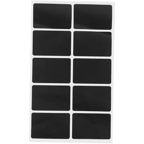 ARTIBETTER Wiederbeschreibbare Schwarze Rechteck Tafelaufkleber Selbstklebende Etiketten für Flaschen und Vielseitig für Küche Büro DIY Dekoration Wiederverwendbar Leicht Anzubringen ARTIBETTER Wiederbeschreibbare Schwarze Rechteck Tafelaufkleber Selbstklebende Etiketten für Flaschen und Vielseitig für Küche Büro DIY Dekoration Wiederverwendbar Leicht Anzubringen von Artibetter
