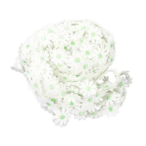 ARTIBETTER Yards Blumen Spitze Borte Diy Bastelband für Hochzeitsdekorationen Geeignet für Schmuck Collagen und Kreative Projekte Weiß mit Sanften Grüntönen ARTIBETTER Yards Blumen Spitze Borte Diy Bastelband für Hochzeitsdekorationen Geeignet für Schmuck Collagen und Kreative Projekte Weiß mit Sanften Grüntönen von Artibetter