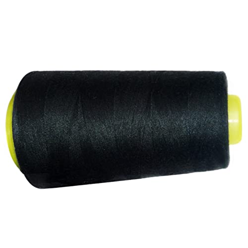 ARTIBETTER Yards Overlock Nähgarn Spulen für Quilting Polster und Vorhänge Hochwertiges Starkes Nähgarn Schwarz für Nähmaschinen und Professionelle Anwendungen von Artibetter