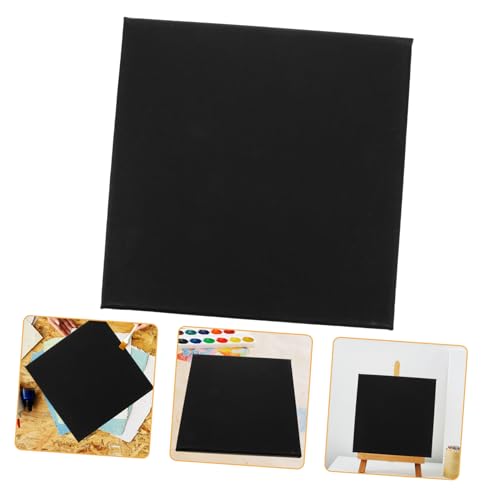 ARTIBETTER Zeichenbretter für Künstler Planke groß Rahmen für Leinwandgemälde Stoff leere zum malen Malleinwand für Leinwandplatten Ölgemäldetafel für Künstler Holz Schwarz von Artibetter