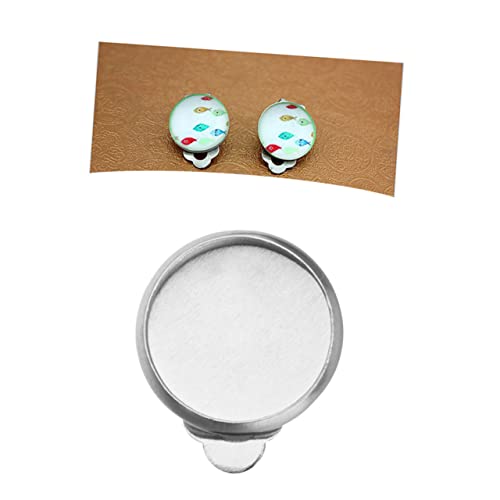 ARTIBETTER schöner Ohrclip ohrringe clips ohrring clip Ohrringe für die Schmuckherstellung Clip auf der Rückseite der Ohrringe durchbohrt Ohrclips aus Edelstahl zarte Ohrringe Zubehör Silver ARTIBETTER schöner Ohrclip ohrringe clips ohrring clip Ohrringe für die Schmuckherstellung Clip auf der Rückseite der Ohrringe durchbohrt Ohrclips aus Edelstahl zarte Ohrringe Zubehör Silver von Artibetter