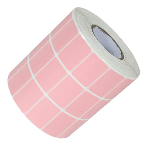 Artibetter 1 Rolle Größenetikett Weiße Klebeetiketten Aufkleber Etiketten Schmucklos Aufkleberetiketten Zum Beschriften Leer Aufkleber Aus Beschichtetem Papier Rosa von Artibetter