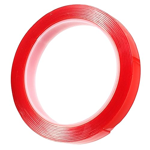 Artibetter 1 Rolle Kleberaufkleber schwer drinnen doppelseitiges klebeband für stoff im Freien Dasselbe doppelseitiger Aufkleber Tägliches Gebrauchband Acrylsäure rot von Artibetter