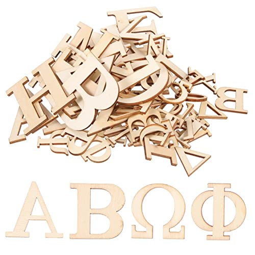 Artibetter 1 Satz Alphabet-holzchip-dekoration Alphabete Für Unvollendet Ausschnitte Brief Dekorationen Griechische Buchstaben Aus Holz Unfertiges Holzalphabet Blockbuchstaben 72 Stück Artibetter 1 Satz Alphabet-holzchip-dekoration Alphabete Für Unvollendet Ausschnitte Brief Dekorationen Griechische Buchstaben Aus Holz Unfertiges Holzalphabet Blockbuchstaben 72 Stück von Artibetter