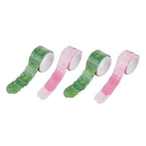 Artibetter 1 Satz Blumen Washi Tape Dekoratives Klebeband Für Scrapbooking Diy Projekte Verpackungen Leicht Ablösbar Für Kreative Gestaltungen Und Bastelarbeiten 4rollen von Artibetter