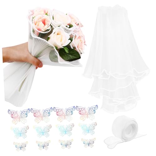 Artibetter 1 Satz Blumenverpackungsset Blumensträuße Bausatz Perlmutt Blumen- Blumenstrauß Zubehör Perle floristenbedarf Verpackung aus Blumenpapier Blumen Geschenkpapier Garn von Artibetter