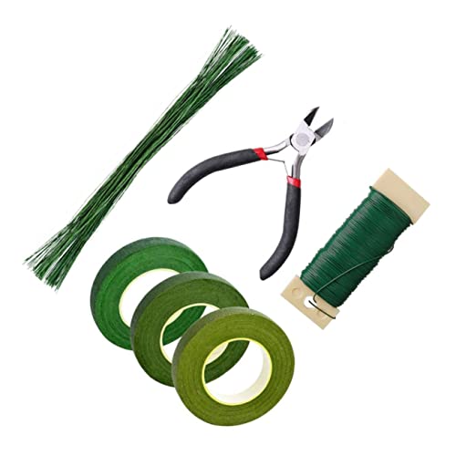 Artibetter 1 Satz Diy Blumenwerkzeug Set Teilig Doppelseitiges Klebeband Blumenstiel Draht Papierwickeldraht Schere für Bastelarbeiten mit Trockenblumen und Kreative Projekte von Artibetter