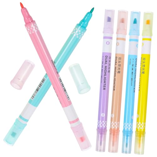 Artibetter 1 Satz Doppelspitzen Textmarker Farbige Markierungsstifte für Schule und Büro Leichte und Kompakte Marker mit Wasserbasierenden Pigmenten für Kreative Projekte und Notizen Artibetter 1 Satz Doppelspitzen Textmarker Farbige Markierungsstifte für Schule und Büro Leichte und Kompakte Marker mit Wasserbasierenden Pigmenten für Kreative Projekte und Notizen von Artibetter