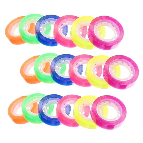 Artibetter 1 Satz Farbe Transparentes Klebeband Streifen Bandfarbe Transparentes Büroklebeband Schreibwaren Wickelbänder Klebrig Klebeband Klar Klebebänder Abdichten Band Masse Bopp 24rolls Artibetter 1 Satz Farbe Transparentes Klebeband Streifen Bandfarbe Transparentes Büroklebeband Schreibwaren Wickelbänder Klebrig Klebeband Klar Klebebänder Abdichten Band Masse Bopp 24rolls von Artibetter