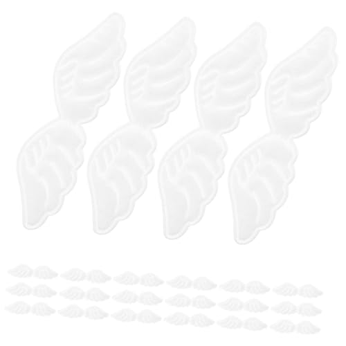 Artibetter 1 Satz Flügelschmuck Flügelapplikation Aus Stoff Flicken Nähen Bunt Flügel-stickapplikation Flecken Feenflügel Für Erwachsene Flügelumhang Aus Filz Patch Kleidung Weiß 30 Stück von Artibetter
