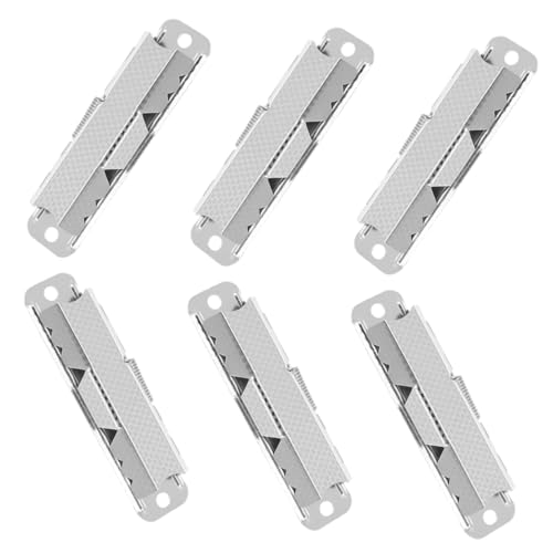 Artibetter 1 Satz Geldscheinhalter Aus Metall Clips Klemmbrett-clip Zwischenablage Schreibwaren Büros Heftklammern Scheine Aus Metall Büroklammern Zinklegierung Silver 6 Stück von Artibetter