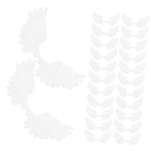 Artibetter 1 Satz Haarspangenzubehör Für Flügel Märchenkostüm Gestickte Abzeichen Flicken Für Jacken Kostüm-patch- Handwerkliche Applikation Flecken Weiß Filzstoff 25 Stück Artibetter 1 Satz Haarspangenzubehör Für Flügel Märchenkostüm Gestickte Abzeichen Flicken Für Jacken Kostüm-patch- Handwerkliche Applikation Flecken Weiß Filzstoff 25 Stück von Artibetter