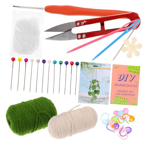 Artibetter 1 Satz Hängendes Häkelpendant Diy Kit für Pflanzen Dekoration Garne für für Bastelfreunde und Geburtstagsfeiern Artibetter 1 Satz Hängendes Häkelpendant Diy Kit für Pflanzen Dekoration Garne für für Bastelfreunde und Geburtstagsfeiern von Artibetter