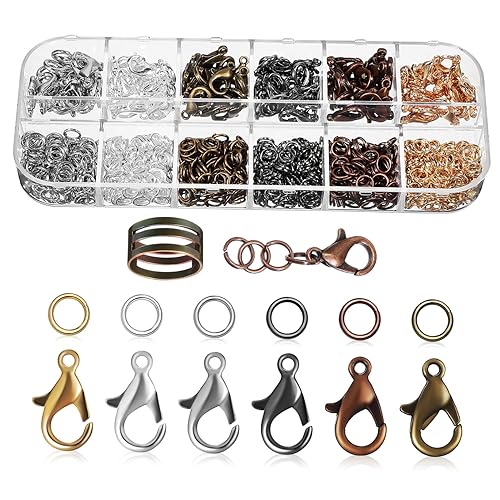Artibetter 1 Satz Hummerschere Silber Schlüssel Verschlüsse Perlen für Armbänder Schließe ersatzteile bastelzeug Schmuckzubehör teaser Schmuckklammern selber machen Schmuck Biegeringe Kupfer von Artibetter