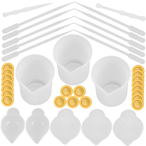 Artibetter 1 Satz Messbecher-Set aus Silikon Herstellung wiederverwendbar alle Messung Bausatz Handwerkswerkzeuge DIY Harzwerkzeug Silikon-Lesezeichen-Gussform Harz-Schmuckset Kieselgel Artibetter 1 Satz Messbecher-Set aus Silikon Herstellung wiederverwendbar alle Messung Bausatz Handwerkswerkzeuge DIY Harzwerkzeug Silikon-Lesezeichen-Gussform Harz-Schmuckset Kieselgel von Artibetter