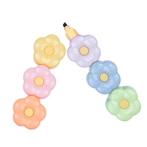 Artibetter 1 Satz Multifunktions-Textmarker Pastell mehrfarbig Markierstift Textmarker Mini Studenten Farben Schulmarkierungsstift Schulsammelalbum-Marker Plastik Colorful von Artibetter