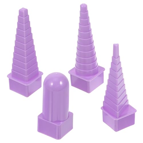 Artibetter 1 Satz Papierförderturm Eisstockschießen Quilling Board Mit Dünn Für Werkzeug Herstellung Farbig Quilling-türme Aus Papier Diy-quilling-turm Aus Papier Violett Plastik 4 Stück von Artibetter