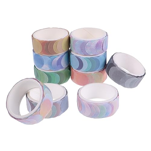 Artibetter 1 Satz Punktband Journaling Farben Dekorativ Streifen Abdeckband Sortiert Schrott Ästhetisch Bunt Kreis Pastell Farbig Aufkleber Washi-klebeband Washi-tape- Papier 10 Rollen Artibetter 1 Satz Punktband Journaling Farben Dekorativ Streifen Abdeckband Sortiert Schrott Ästhetisch Bunt Kreis Pastell Farbig Aufkleber Washi-klebeband Washi-tape- Papier 10 Rollen von Artibetter