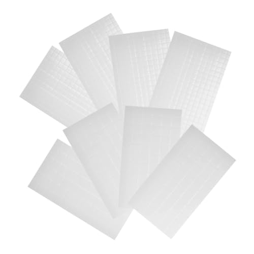 Artibetter 1 Satz Schaumband Bastelschaum Pads Unterlage Farbig Quadrate Klebepunkte Klebeschaum Schaumpunkte Schaumklebeband Doppelseitiger Klebriger Schaum Eva Weiß 8blätter von Artibetter