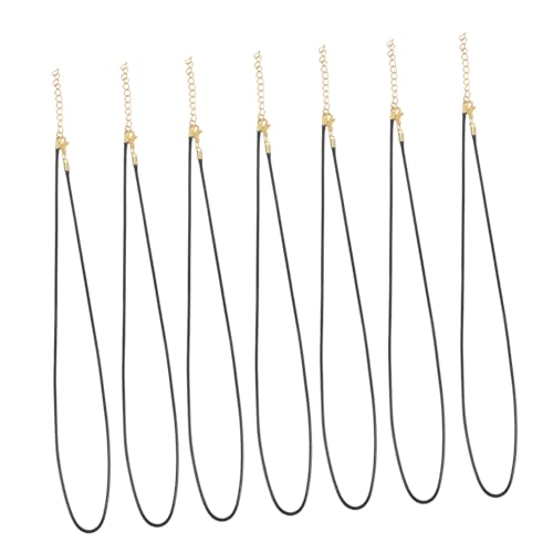 Artibetter 1 Satz Schwarz Halskette Schnell Hallo Reiz Schmuck Draht Geflochten Makramee-schnur Schließe Schmuckzubehör Armbandkordel Für Die Schmuckherstellung Wachslinie 50 Stück von Artibetter