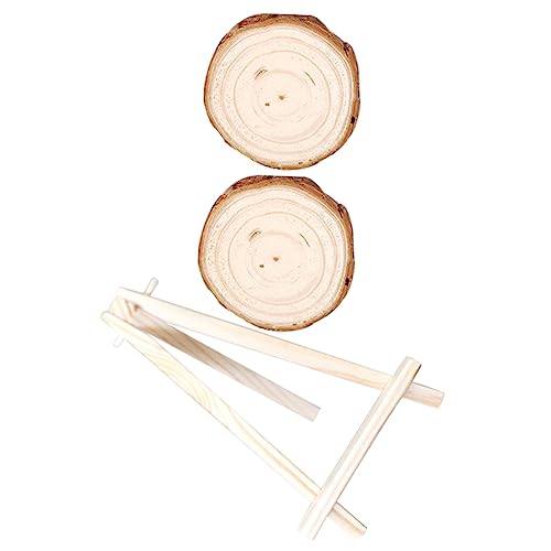 Artibetter 1 Satz Staffelei Stehen Stand Bild Steht Für Anzeige Klein Leer Diy-ornamente Miniatur Zeichenständer Dekorativer Anhänger Holz von Artibetter
