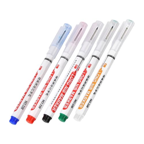 Artibetter 1 Satz Textmarker Wieder Auffüllbar Dauerhaft Holzbearbeitung Multi Malen Baustift Tieflochstifte Marker Für Metall Holzmarker Mehrzweckstift Plastik 5 Stück Artibetter 1 Satz Textmarker Wieder Auffüllbar Dauerhaft Holzbearbeitung Multi Malen Baustift Tieflochstifte Marker Für Metall Holzmarker Mehrzweckstift Plastik 5 Stück von Artibetter