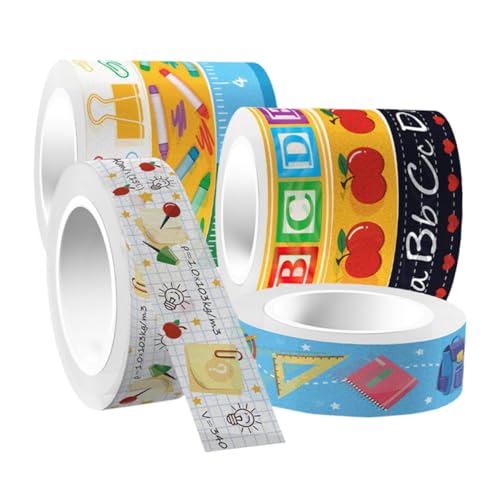 Artibetter 1 Satz Transparentes Rollband Für Notizen Scrapbooking Karikatur Dünn Aufkleber Scrapbook-klebebänder Selber Machen Dekoratives Washi Tape Scrapbook- 12rollen Artibetter 1 Satz Transparentes Rollband Für Notizen Scrapbooking Karikatur Dünn Aufkleber Scrapbook-klebebänder Selber Machen Dekoratives Washi Tape Scrapbook- 12rollen von Artibetter