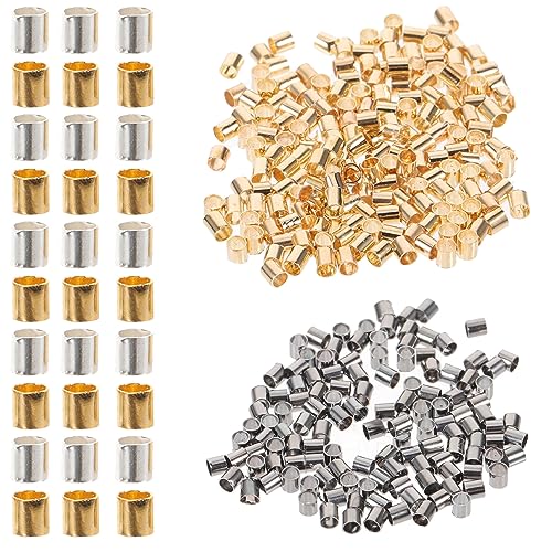 Artibetter 1 Satz Umweltfreundliches Armbandzubehör Schmuck Zangen Für Die Schmuckherstellung Reize Zahlenanhänger Für Die Schmuckherstellung Quetschperlen Gold Eisen 1000 Stück von Artibetter