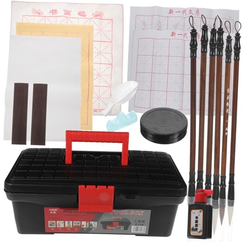 Artibetter 1 Satz werkzeug chinesische kalligrafie zeichnung filzmatte Kalligrafie-Papierpraxis Kalligrafie-Angebot Kalligraphiepapier für den täglichen Gebrauch Schreibkit Schreibtuch Tinte von Artibetter