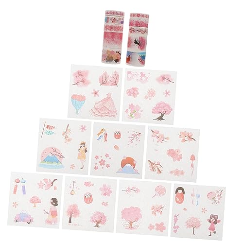 Artibetter 1 Schachtel Handbuch-Aufkleber Bastelband dekorativ Scrapbooking-Klebeband selber machen scrapbooking zubehör the washi tape DIY tape DIY Washi Tapes Aufkleber aus Washi-Papier von Artibetter