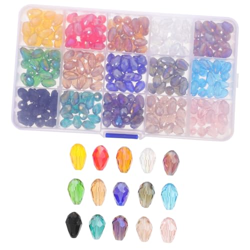 Artibetter 1 Schachtel Teiliges Wassertröpfchen Glasperlen Ab farbverlauf DIY Schmuckperlen für Halsketten Armbänder Basteln Vielseitig Langlebig mit Bohrung zum Auffädeln Artibetter 1 Schachtel Teiliges Wassertröpfchen Glasperlen Ab farbverlauf DIY Schmuckperlen für Halsketten Armbänder Basteln Vielseitig Langlebig mit Bohrung zum Auffädeln von Artibetter