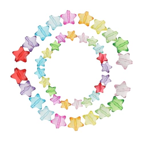 Artibetter 1 Set Bastelperlen Zum Selbermachen: Blickdichte Perlen in Sternform Mit Löchern in Der Mitte Für Bastelprojekte Von Kindern, Boho-schmuck Und Weihnachtsschmuck – Perlenzubehör von Artibetter