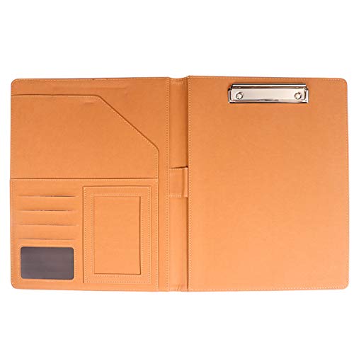 Artibetter 1 Stück Dokumentenmappe aus Hochwertigem PU Leder Eleganter Büro Organizer mit Edelstahlclip Praktisch für Schule Büro Professionelle Anlässe Braunes Design ohne Reißverschluss Artibetter 1 Stück Dokumentenmappe aus Hochwertigem PU Leder Eleganter Büro Organizer mit Edelstahlclip Praktisch für Schule Büro Professionelle Anlässe Braunes Design ohne Reißverschluss von Artibetter
