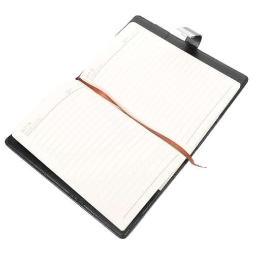 Artibetter 1 Stück Kennwortsperrnotiz Tagebuch Journal -Notizbuch Notizbilder Zeitschrift sperren notizbuch mit schloss Und Schlüssel Code -Sperren -Notizbuch Codeschloss Notizblock Schwarz von Artibetter