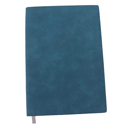 Artibetter 1 Stück PU Leder Hardcover Notizbuch Dicker und Tagebuch Notizblock mit Bindeband Schreibbuch für Zuhause Büro und Schule Blau von Artibetter