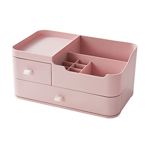 Artibetter 1 Stück Schachtel Schublade Aufbewahrungsbox Make-up-Organizer Schreibtisch Organisation schubladenschrank Kleinigkeiten Organisatoren Aufbewahrungsboxen für Kosmetika pp Rosa von Artibetter