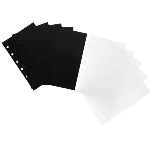 Artibetter 10 Blatt Teiliges Binder taschen aus Leichtem Pp material Kunststoff ordnerhüllen mit Seitlicher Öffnung Wasserdichte Dokumententaschen in Schwarz und Transparent für Lose und Artibetter 10 Blatt Teiliges Binder taschen aus Leichtem Pp material Kunststoff ordnerhüllen mit Seitlicher Öffnung Wasserdichte Dokumententaschen in Schwarz und Transparent für Lose und von Artibetter