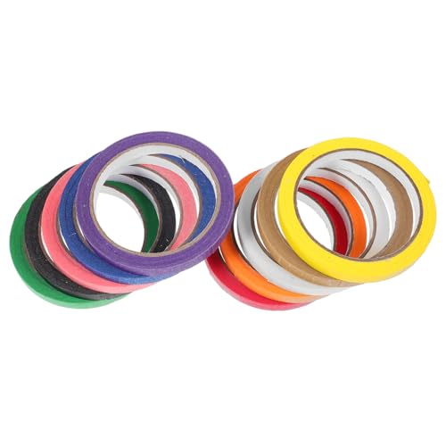 Artibetter 10 Rollen Abdeckband Klebeband Band Schwere Wand Klebrig Doppelseitig Beschriftungsband Malerband Zum Lackieren Zeichenbänder Malerbänder Malerband Für Heimwerkerarbeiten Papier von Artibetter