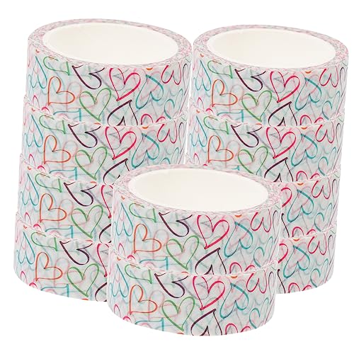 Artibetter 10 Rollen Diy Washi Tape Dekorative Klebebänder für Scrapbooking Bastelprojekte Tagebuch und Partydekorationen Selbstklebend Vielseitig Einsetzbar von Artibetter