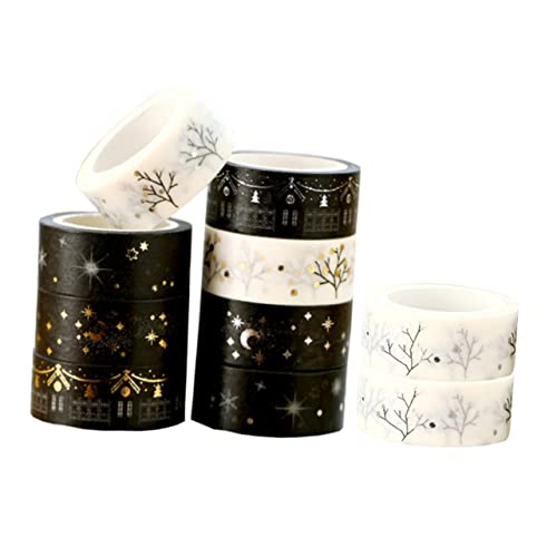 Artibetter 10 Rollen Goldfolien Washi Tape Dekoratives Diy Klebeband für Schüler und Büro Vielseitig für Scrapbooking Tagebücher Geschenkverpackungen Rückstandslos Entfernbar Gemischte Muster Artibetter 10 Rollen Goldfolien Washi Tape Dekoratives Diy Klebeband für Schüler und Büro Vielseitig für Scrapbooking Tagebücher Geschenkverpackungen Rückstandslos Entfernbar Gemischte Muster von Artibetter