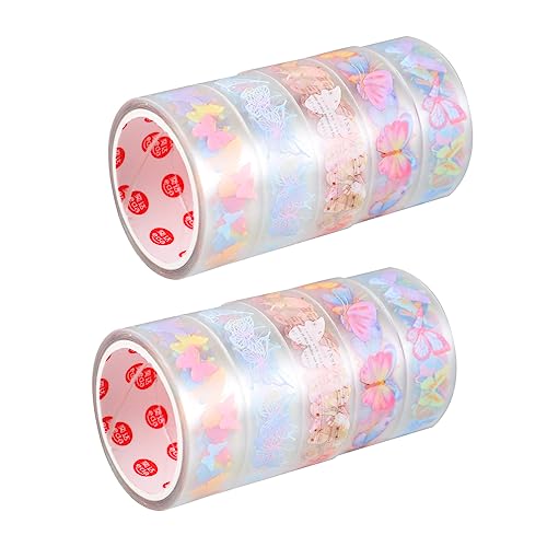 Artibetter 10 Rollen Pet Washi Tape Set Dekorative Klebebänder für Scrapbook Handbuch und Diy Projekte Vielseitige und Langlebige Gestaltungsmöglichkeiten Bienenmuster von Artibetter
