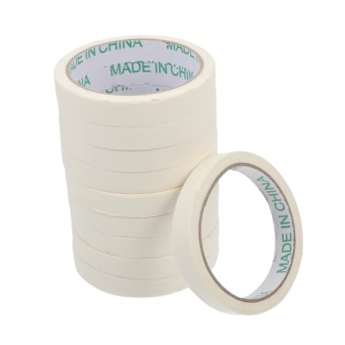 Artibetter 10 Stück Abdeckband Klebstoff Spender Streifen einseitiges Kreppband Kfz -Klebeband Klebebandmaskierung Maskelband für Automalerei Klebeband für Automaler Zou-Musterpapier Weiß Artibetter 10 Stück Abdeckband Klebstoff Spender Streifen einseitiges Kreppband Kfz -Klebeband Klebebandmaskierung Maskelband für Automalerei Klebeband für Automaler Zou-Musterpapier Weiß von Artibetter