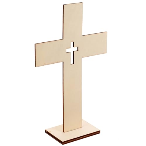 Artibetter 10 Stück Holzkreuze Zum Basteln Jesus Unlackierte Holzkreuze Katholische Taufe Rustikales Holz-Stehkreuz Für Tafelaufsätze Kommunion Kirche Gebetsdekoration Artibetter 10 Stück Holzkreuze Zum Basteln Jesus Unlackierte Holzkreuze Katholische Taufe Rustikales Holz-Stehkreuz Für Tafelaufsätze Kommunion Kirche Gebetsdekoration von Artibetter