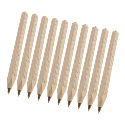 Artibetter 10 Stück Kugelschreiber Aus Holz Tintenstifte Zum Schreiben Stifte Für Die Schule Weihnachtsstift Holzstifte Vintage Stifte Schreibstifte Für Männer von Artibetter