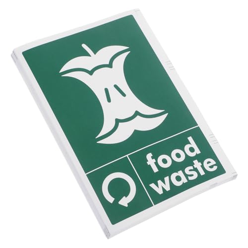 Artibetter 10 Stück Lebensmittel-recycling-aufkleber: Einzigartige Mülleimer-müllklassifizierungsaufkleber – Recycling-lebensmittelabfall-etiketten Für Die Müllsortierung in Küche Und Garten von Artibetter