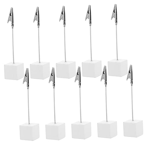 Artibetter 10 Stück Memo Clip Würfelhalter Silber Hoher Notizhalter aus Resin und Kompakter Papier und Fotohalter für Büro und Zuhause Platzsparend und Vielseitig Einsetzbar Artibetter 10 Stück Memo Clip Würfelhalter Silber Hoher Notizhalter aus Resin und Kompakter Papier und Fotohalter für Büro und Zuhause Platzsparend und Vielseitig Einsetzbar von Artibetter