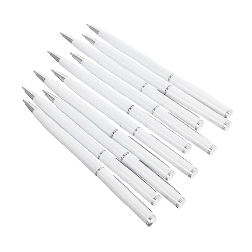 Artibetter 10 Stück Metall Drehkugelschreiber für Glattes Schreiben Robuste Business Kugelschreiber mit Schwarzer für Büro Meetings und Notizen Artibetter 10 Stück Metall Drehkugelschreiber für Glattes Schreiben Robuste Business Kugelschreiber mit Schwarzer für Büro Meetings und Notizen von Artibetter