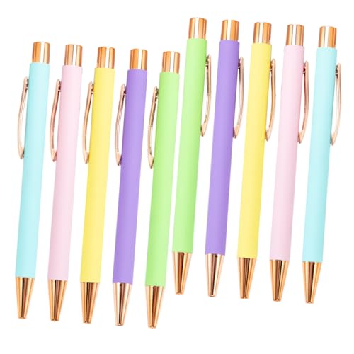 Artibetter 10 Stück Metall Kugelschreiber Leichte Stabile Druckkugelschreiber Candy Farben Glattes Schreiben Tragbare Schreibstifte für Büro Schule Haushalt Kreative Design Pens Artibetter 10 Stück Metall Kugelschreiber Leichte Stabile Druckkugelschreiber Candy Farben Glattes Schreiben Tragbare Schreibstifte für Büro Schule Haushalt Kreative Design Pens von Artibetter