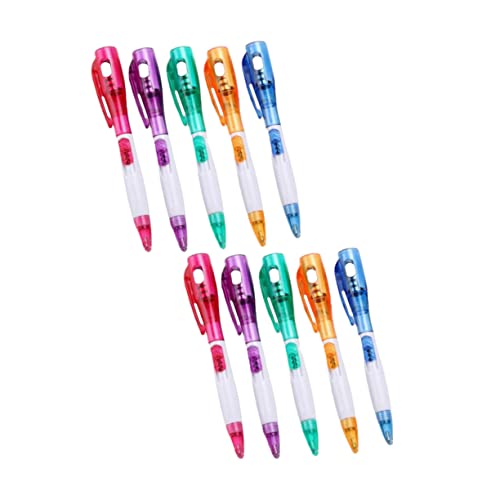 Artibetter 10 Stück Multifunktionale Kugelschreiber mit Licht Teiliges Set Kreative Stifte für Büro Schule und Zuhause Rutschfester Griff Schreibwerkzeuge für Erwachsene Artibetter 10 Stück Multifunktionale Kugelschreiber mit Licht Teiliges Set Kreative Stifte für Büro Schule und Zuhause Rutschfester Griff Schreibwerkzeuge für Erwachsene von Artibetter